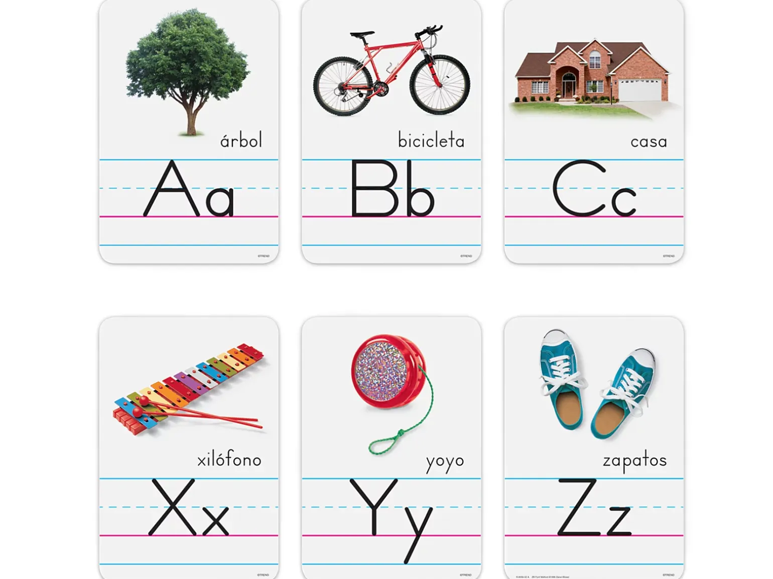 Spanish Alphabet Card Bulletin Board Set