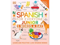Spanish for Everyone Junior: 5 Words a Day Paperback Book