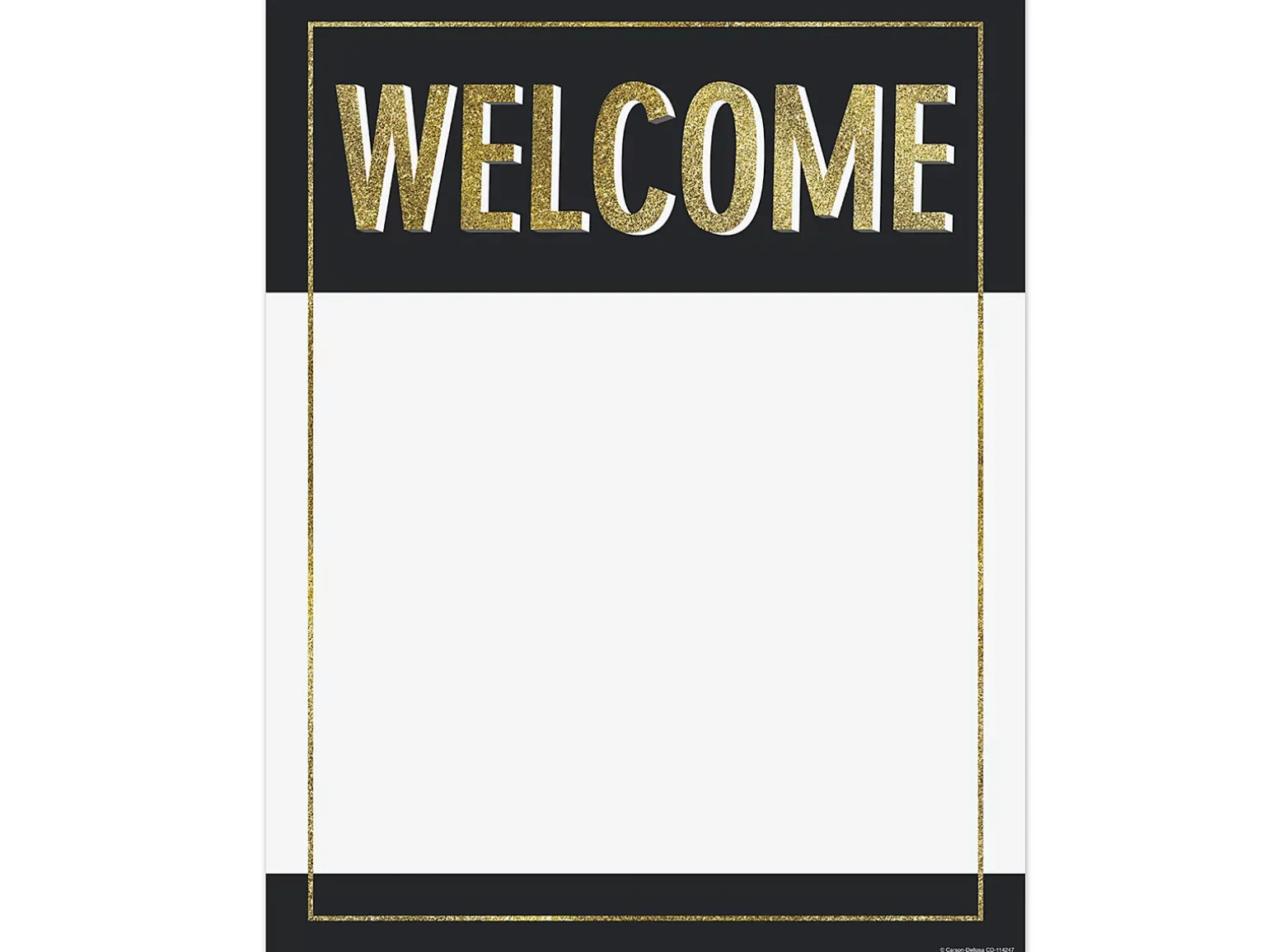 Sparkle & Shine Welcome Poster