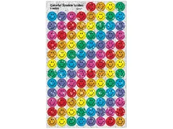 Sparkling Smiley Face Mini Stickers