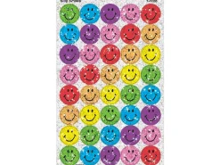 Sparkling Smiley Face Stickers