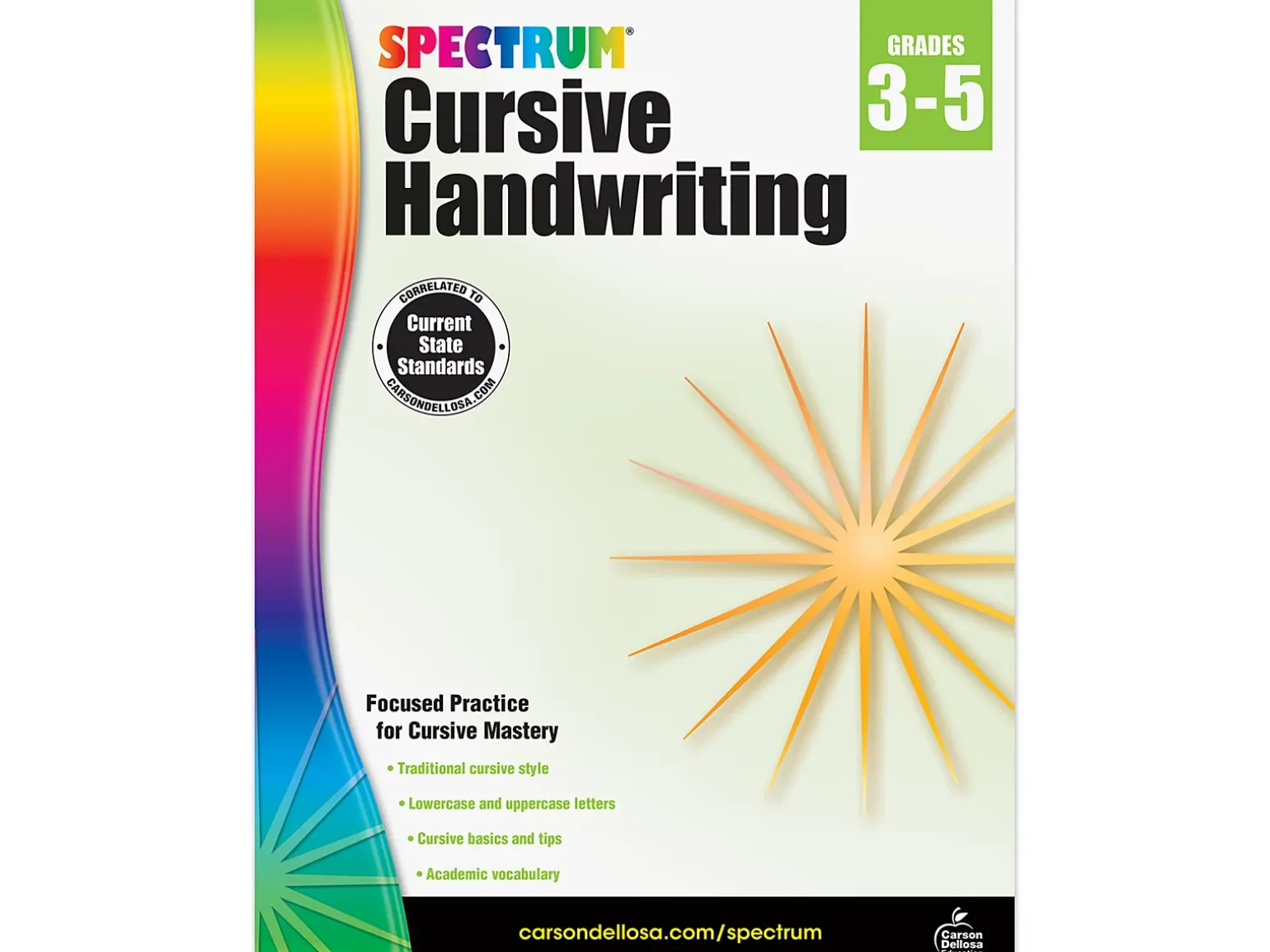 Spectrum® Cursive Handwriting Workbook