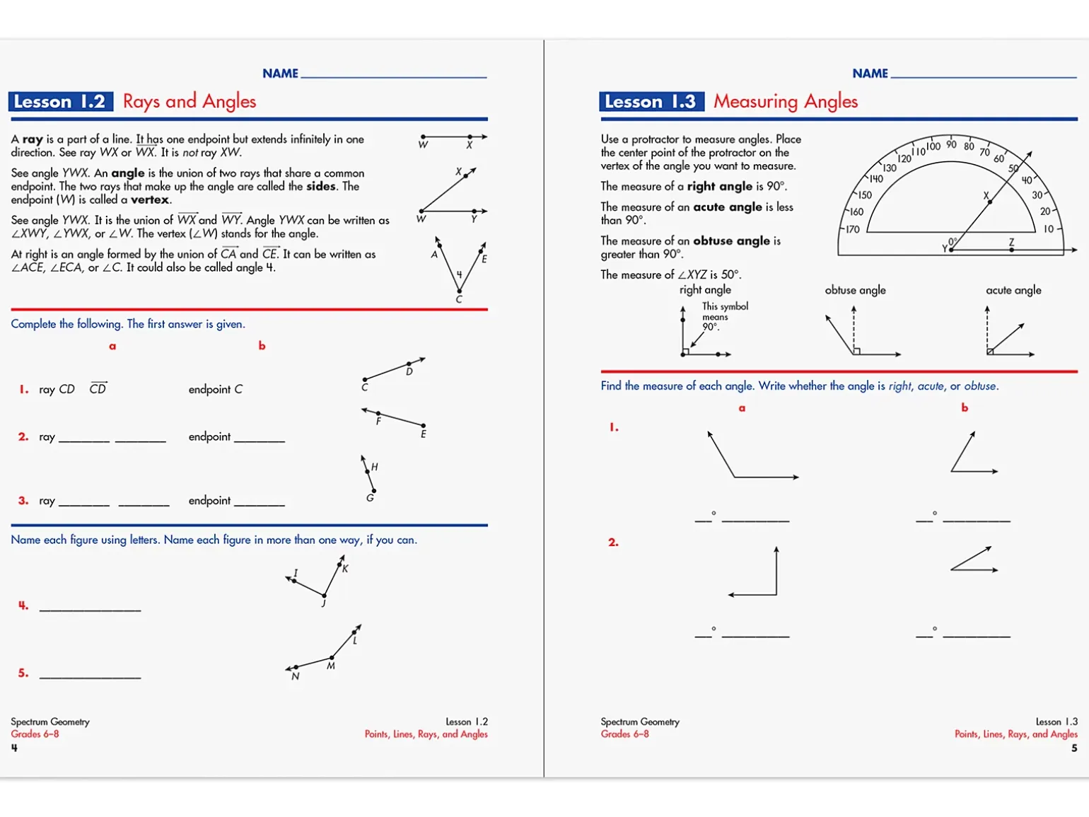 Spectrum® Geometry Workbook