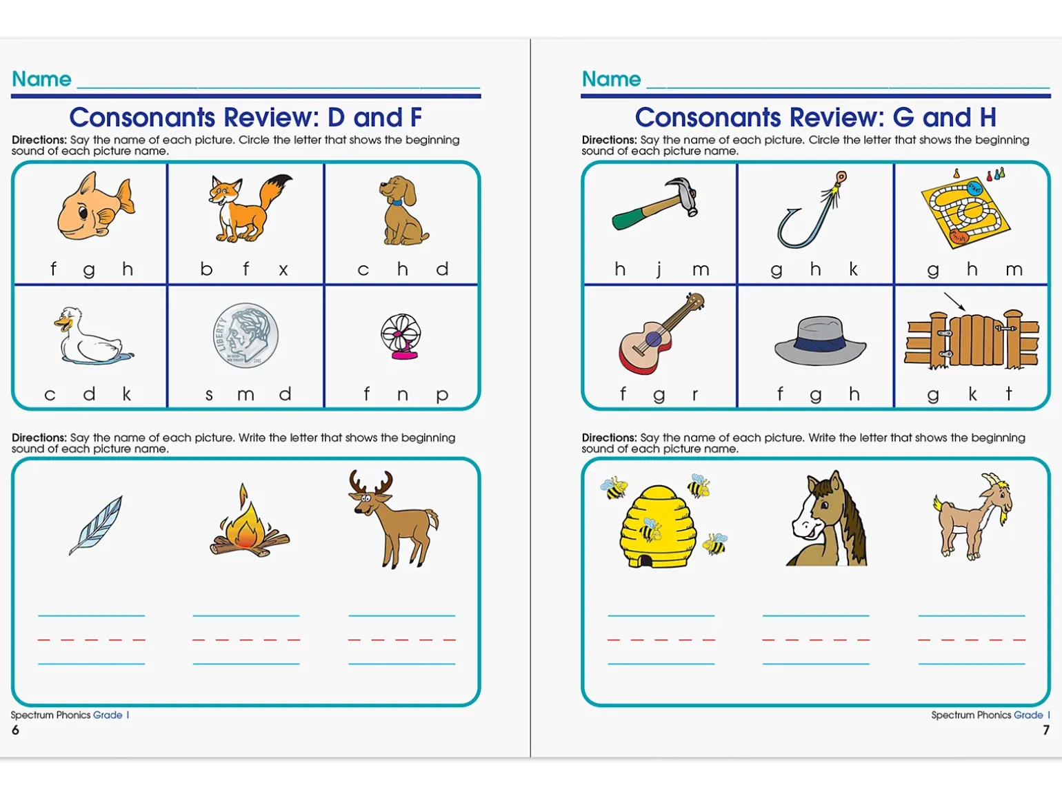 Spectrum® Phonics Workbook - Gr. 1
