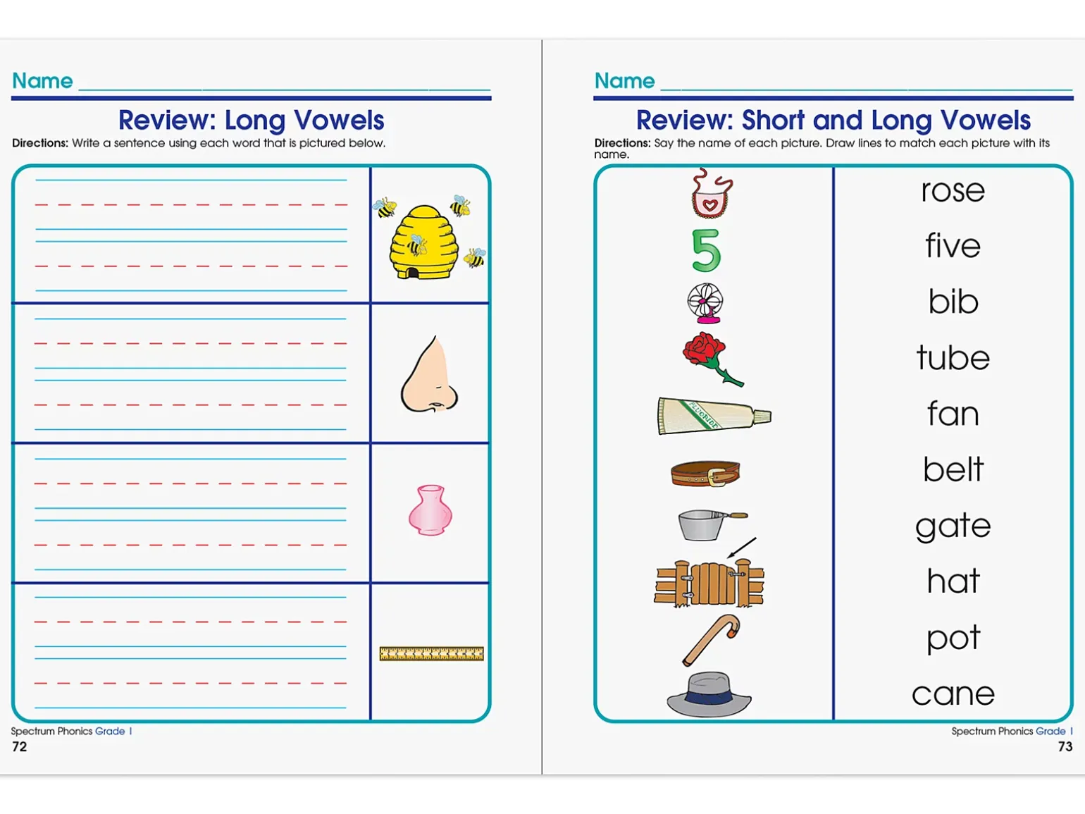 Spectrum® Phonics Workbook - Gr. 1