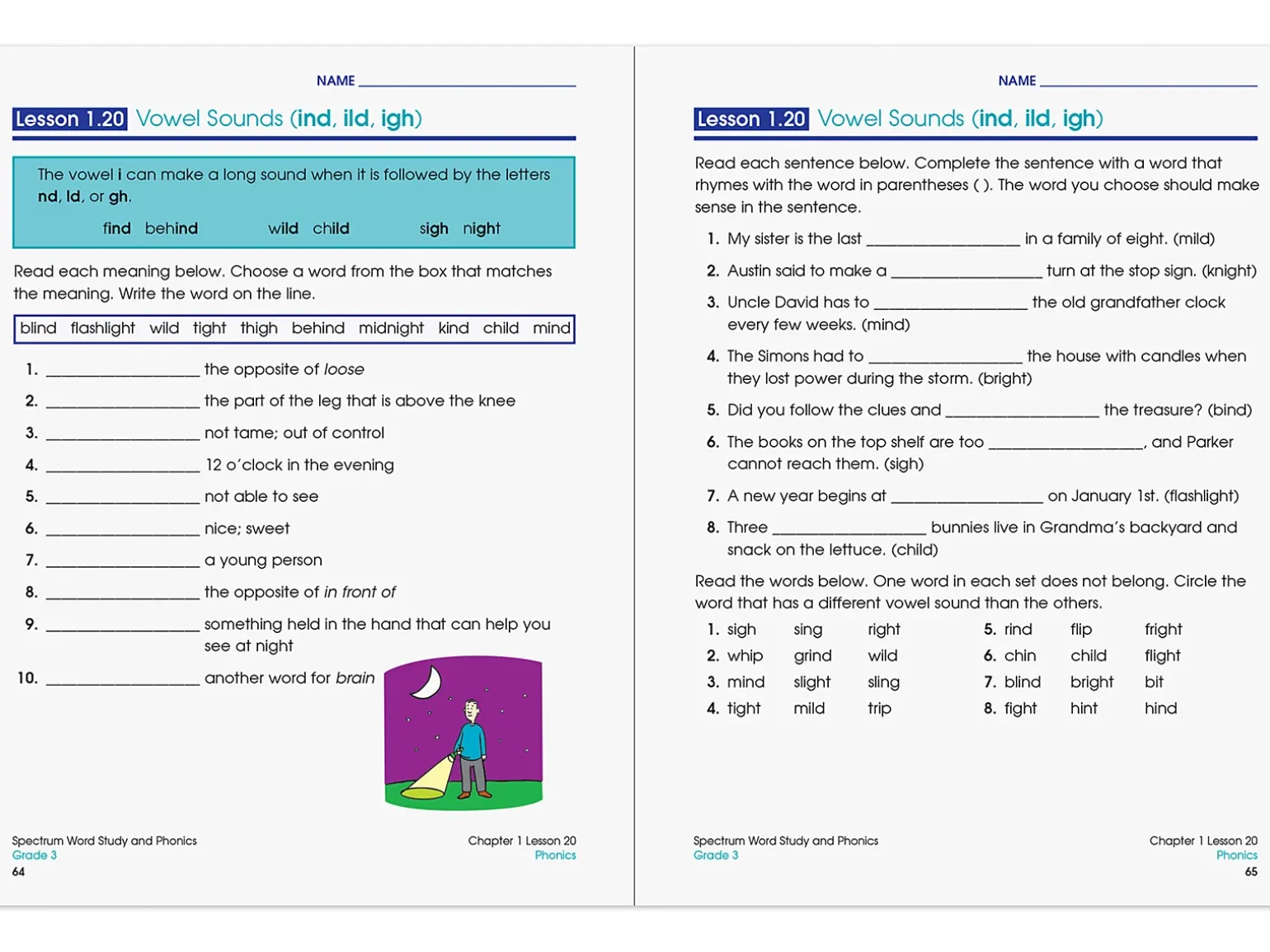 Spectrum® Phonics Workbook - Gr. 3