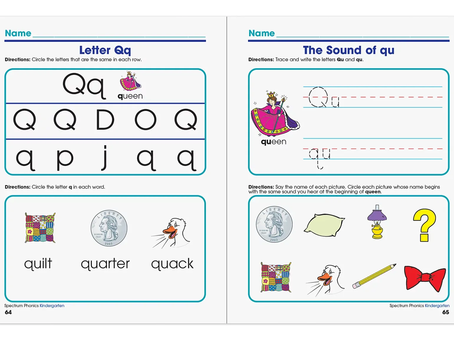 Spectrum® Phonics Workbook - Kindergarten
