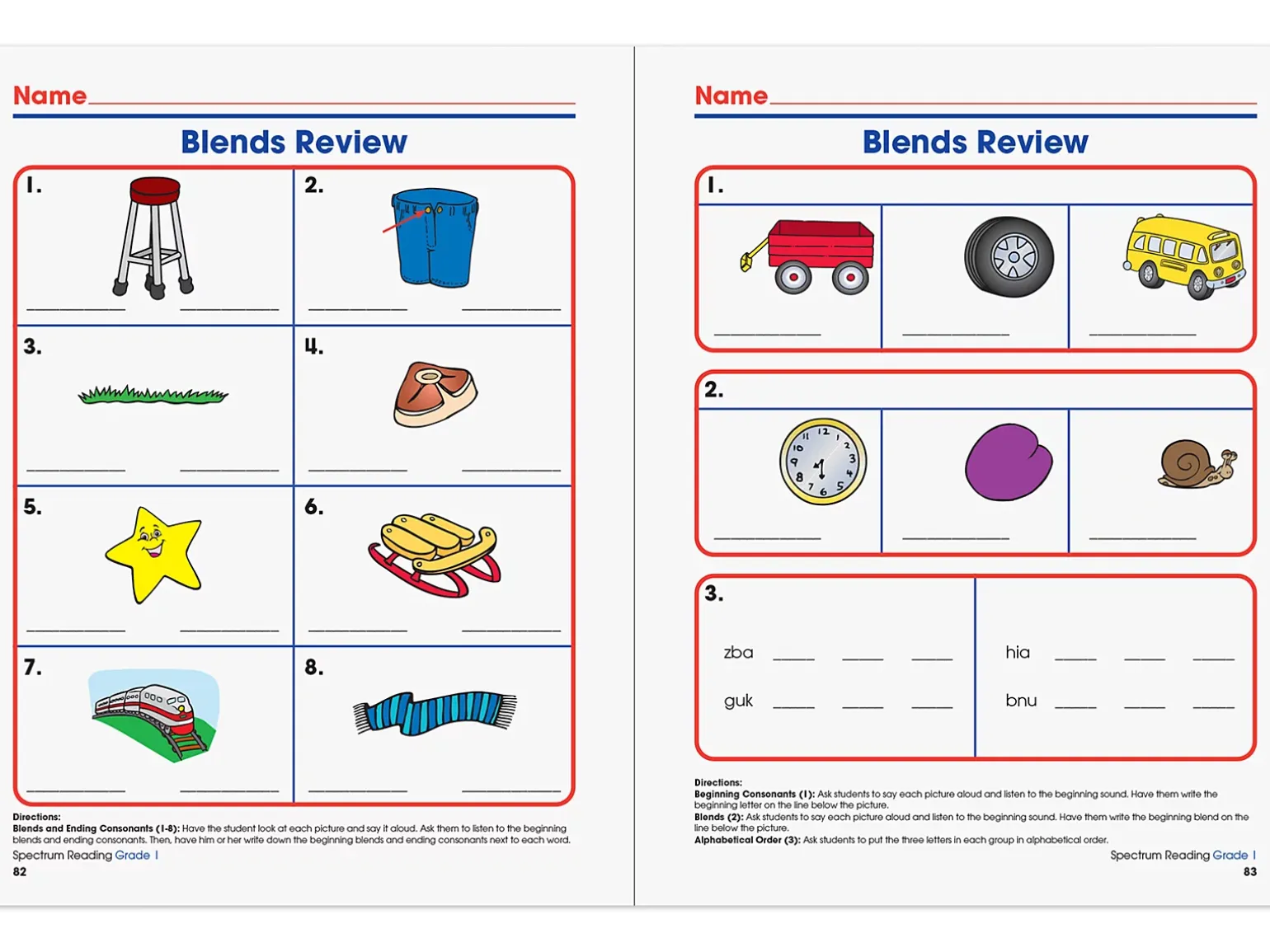 Spectrum® Reading Workbook - Gr. 1
