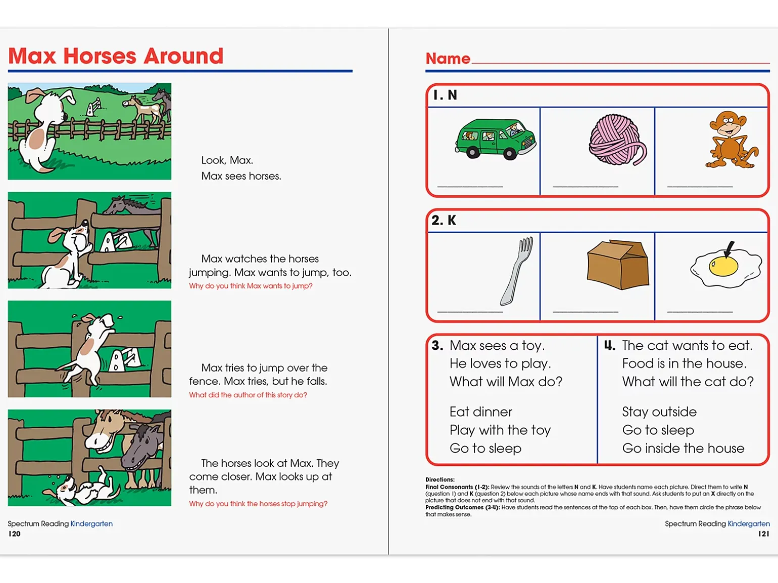 Spectrum® Reading Workbook - Kindergarten