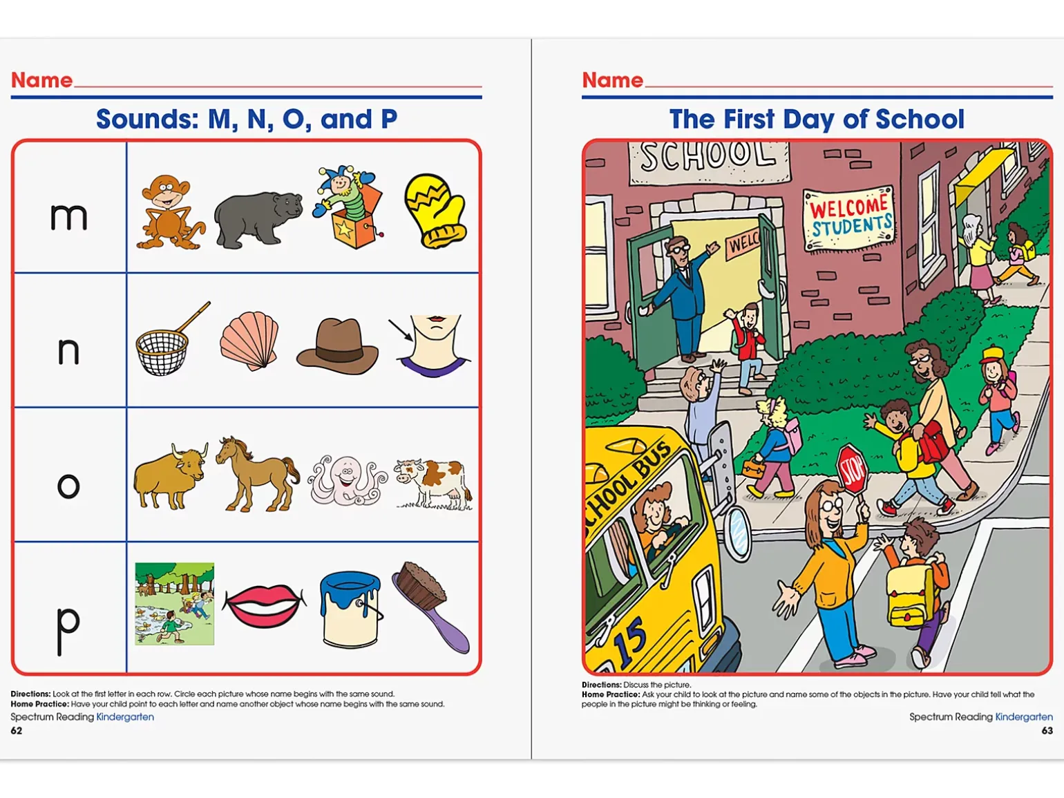 Spectrum® Reading Workbook - Kindergarten