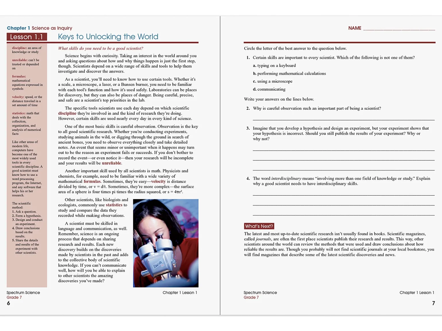 Spectrum® Science Workbook - Gr. 7