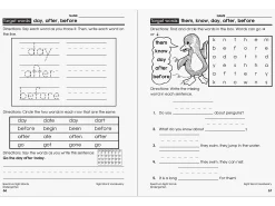Spectrum® Sight-Words Workbook - Kindergarten