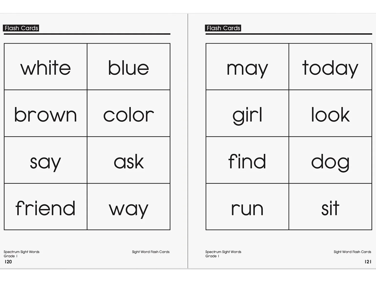 Spectrum® Sight-Words Workbook - Gr. 1