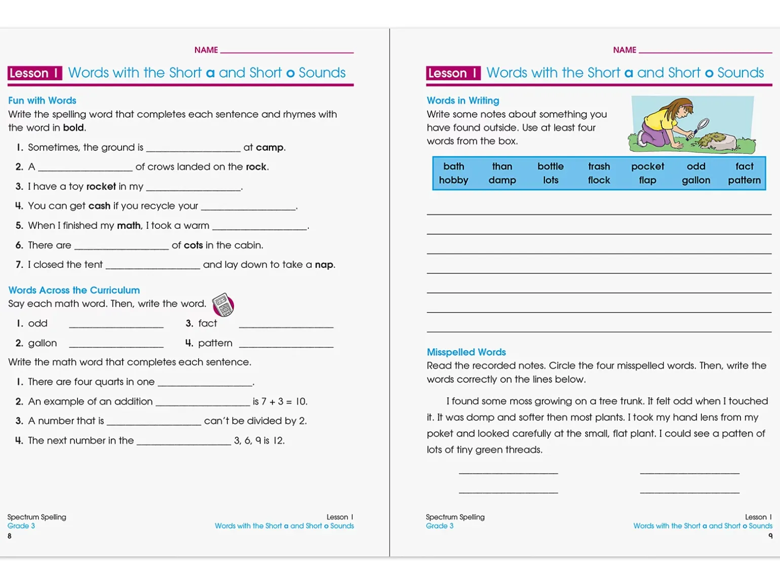 Spectrum® Spelling Workbook - Gr. 3