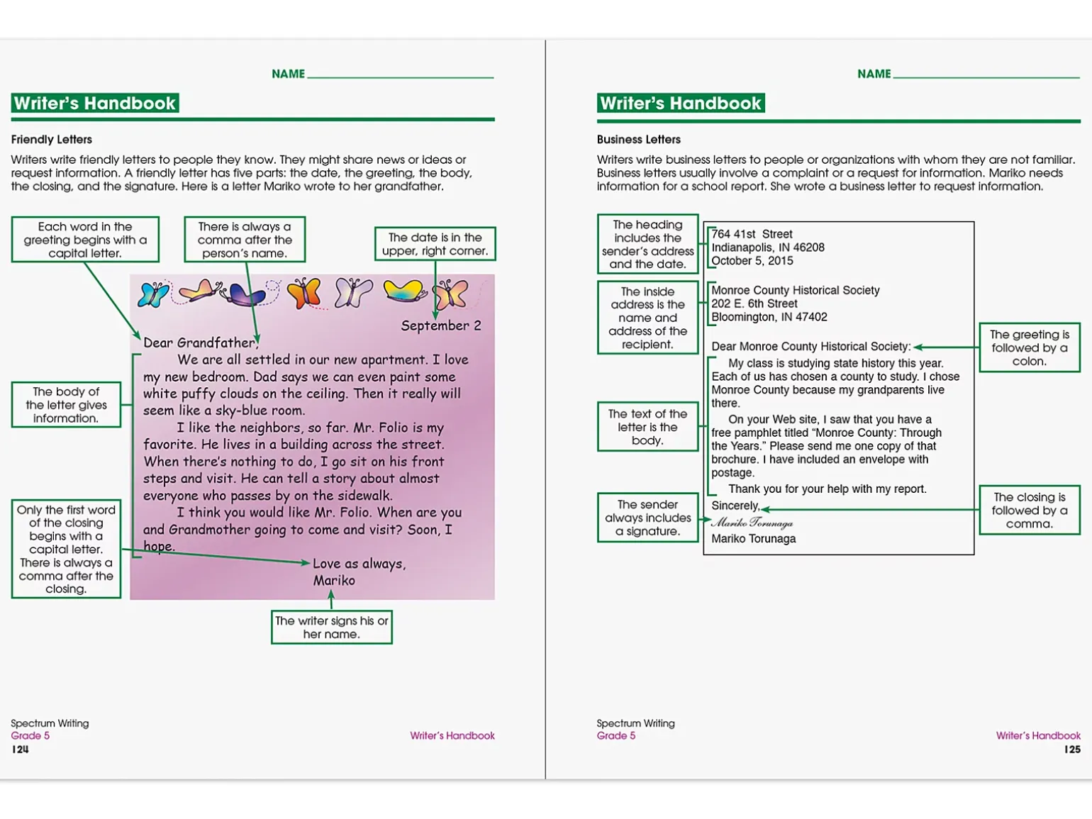 Spectrum® Writing Workbook - Gr. 5