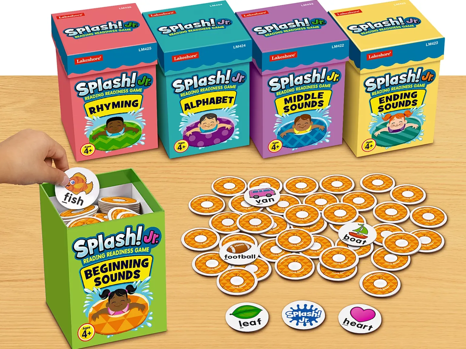 Splash! Jr. Reading Readiness Games - Set of 5