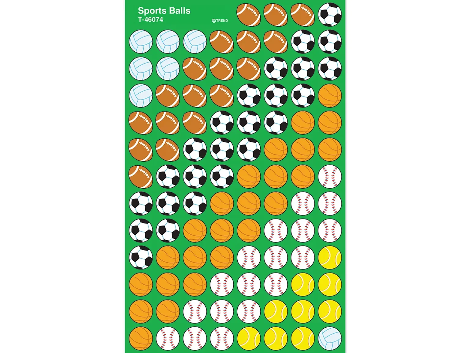 Sports Ball Mini Stickers
