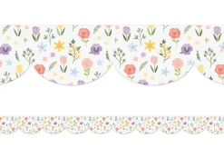 Spring Garden Scalloped Border