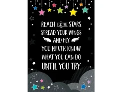 Star Bright Reach for the Stars Motivational Posters