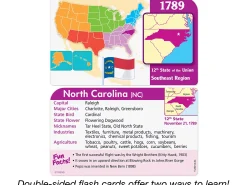 States & Capitals Pocket Flash Cards