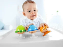 Stay-Put Ocean Friend Rattles - Set of 3