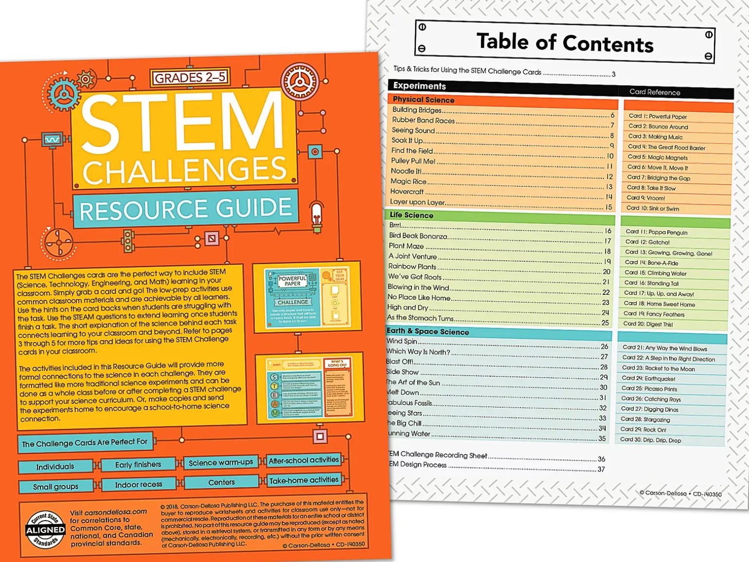 STEM Challenge Learning Cards