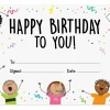 Stick Kids Birthday Certificates