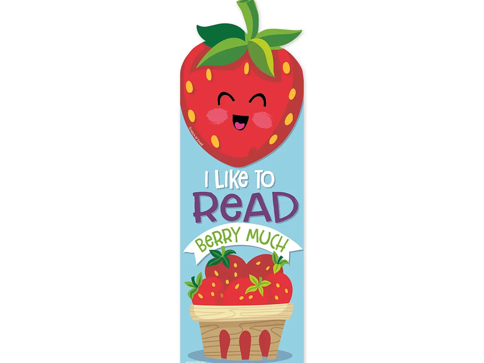 Strawberry-Scented Bookmarks