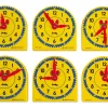 Student Gear Clocks - Set of 6