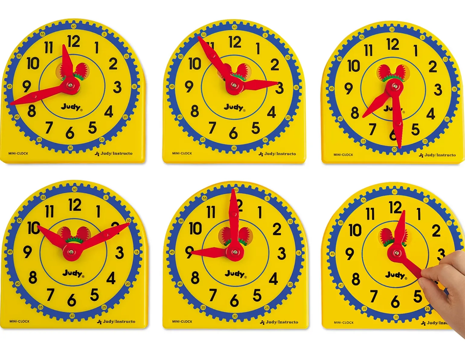 Student Gear Clocks - Set of 6