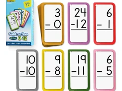 Subtraction All Facts 0-12 Flash Cards