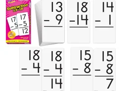 Subtraction 13-18 Flash Cards