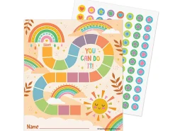 Sunshine Rainbow Reward Trackers with Stickers