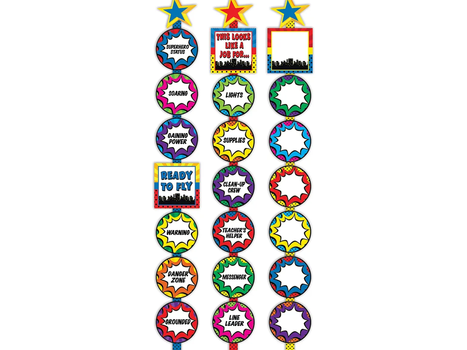 Superhero Classroom Management Bulletin Board Set