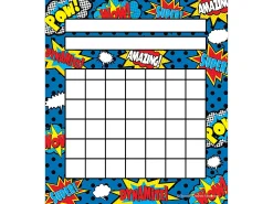 Superhero Mini Incentive Charts