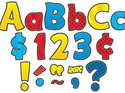 Superhero 4" Punch-Out Letters