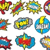 Superhero Word-Burst Accents