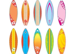 Surf’s Up! Surfboard Accents