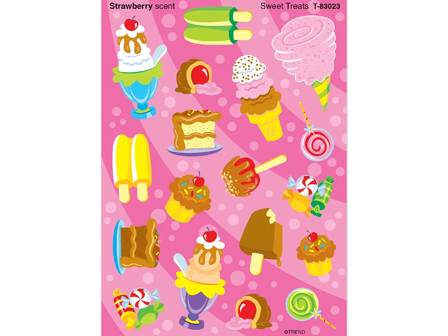 Sweet Treat Strawberry-Scented Stickers