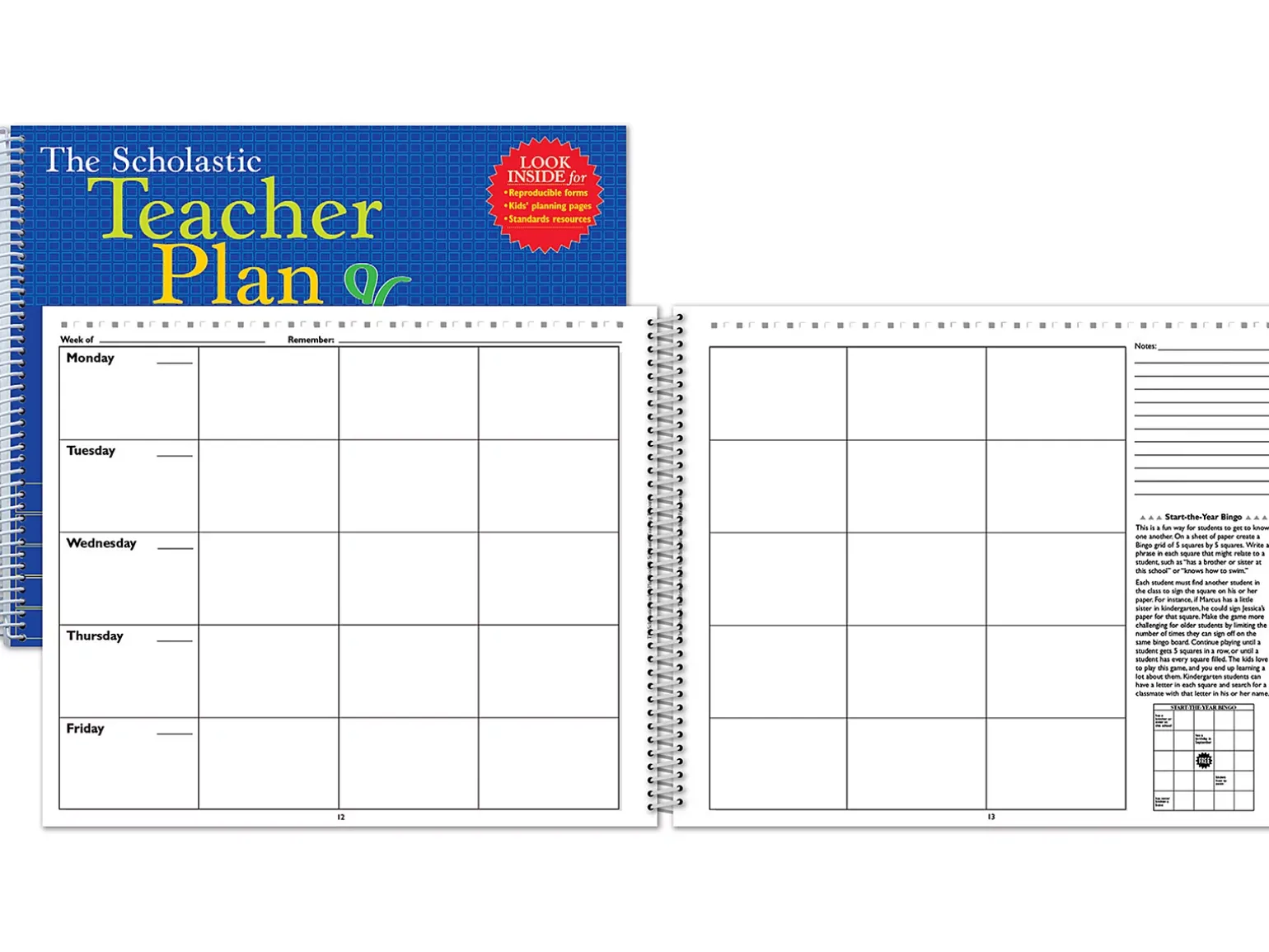Teacher Lesson Plan Book