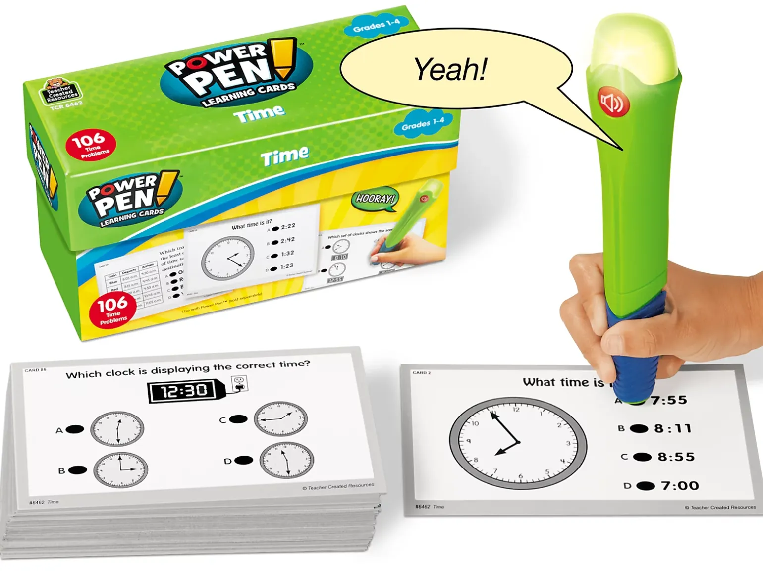 Telling Time Power Pen!® Quiz Cards
