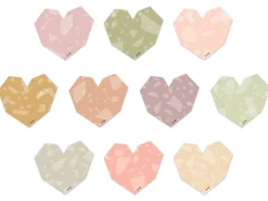 Terrazzo Tones Heart Mini Accents