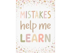 Terrazzo Tones Mistakes Help Me Learn Poster