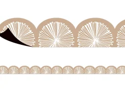 Terrazzo Tones Poms Scalloped Magnetic Border