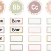 Terrazzo Tones Word Wall Bulletin Board Set