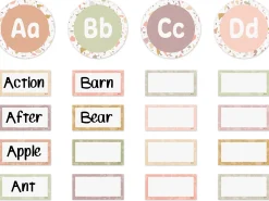 Terrazzo Tones Word Wall Bulletin Board Set