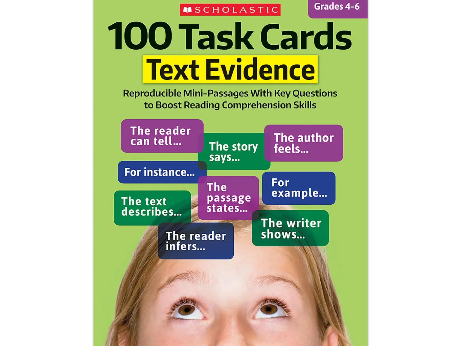 Text Evidence 100 Task Cards Workbook