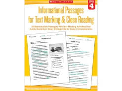 Text Marking & Close Reading Workbook - Gr. 4