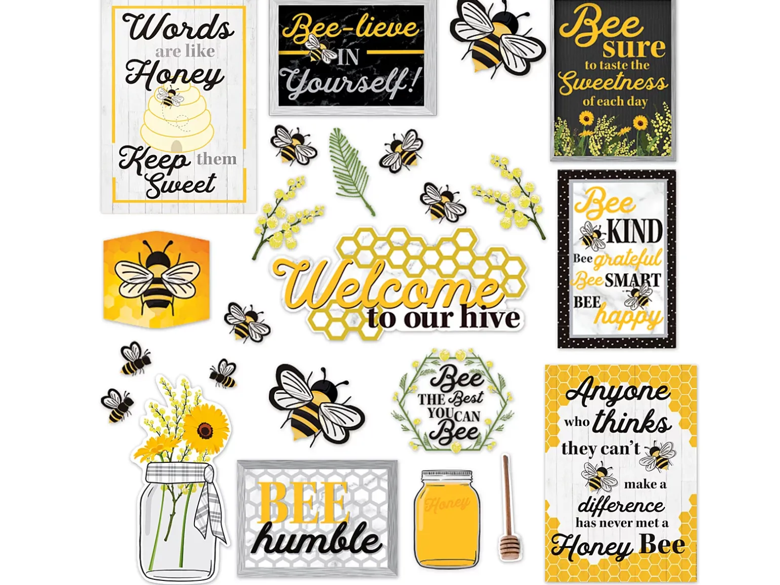 The Hive Motivational Bulletin Board Set