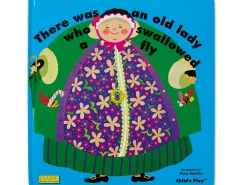 There Was an Old Lady Who Swallowed a Fly Hardcover Book